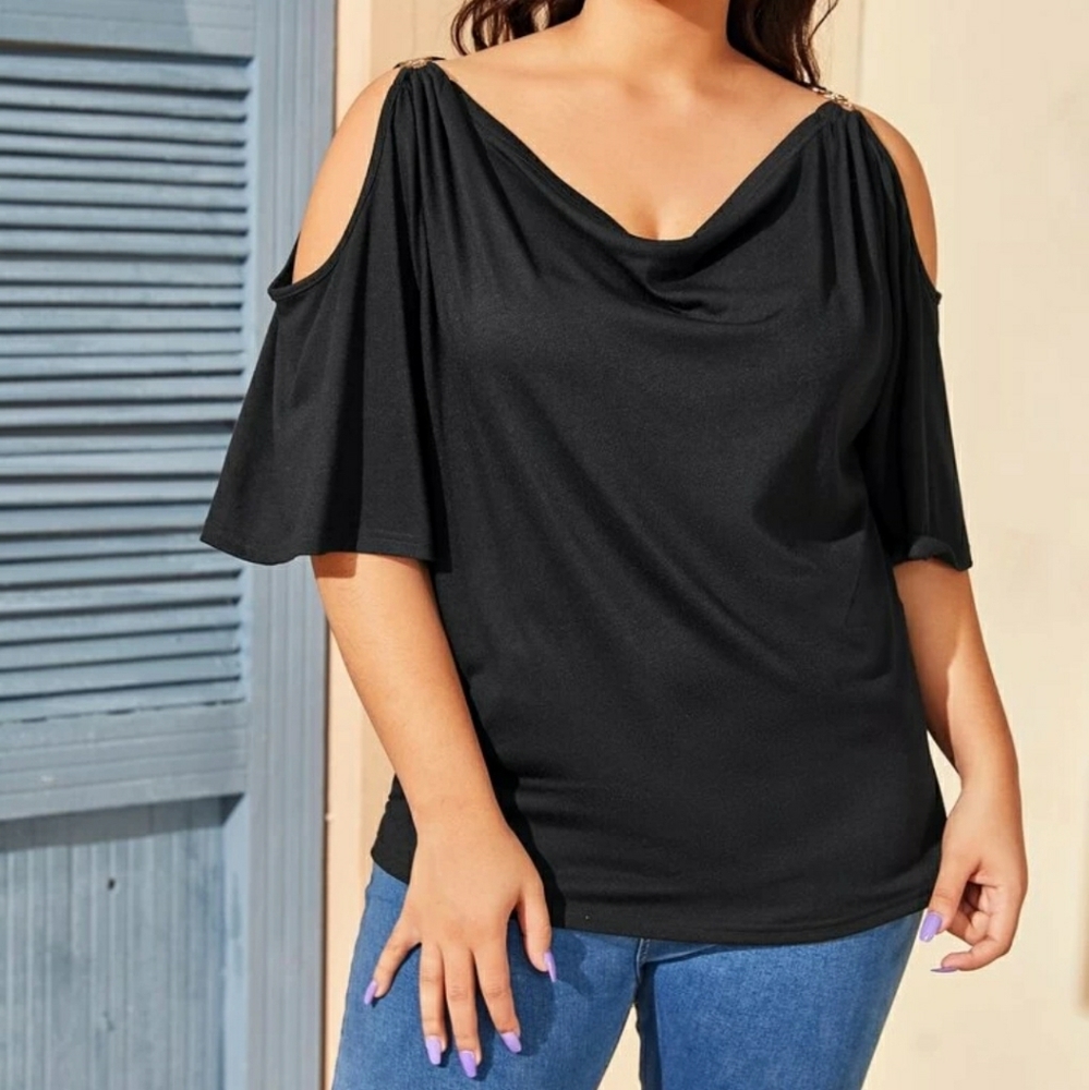 Black dressy shirt